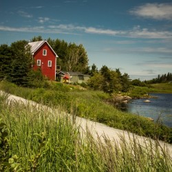 Barn and Pond